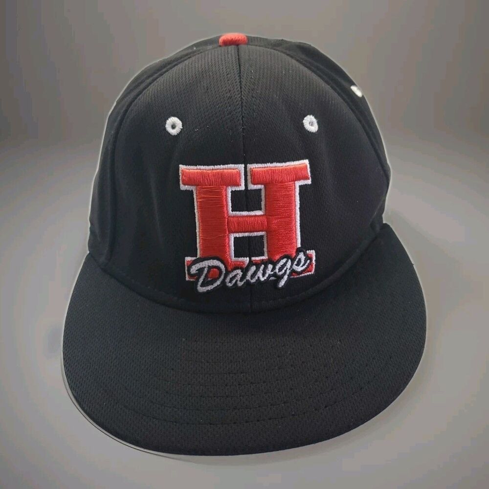 Georgia Bulldogs Cap Black Embroidered Logo Pukka Headwear Flex Sz S/M